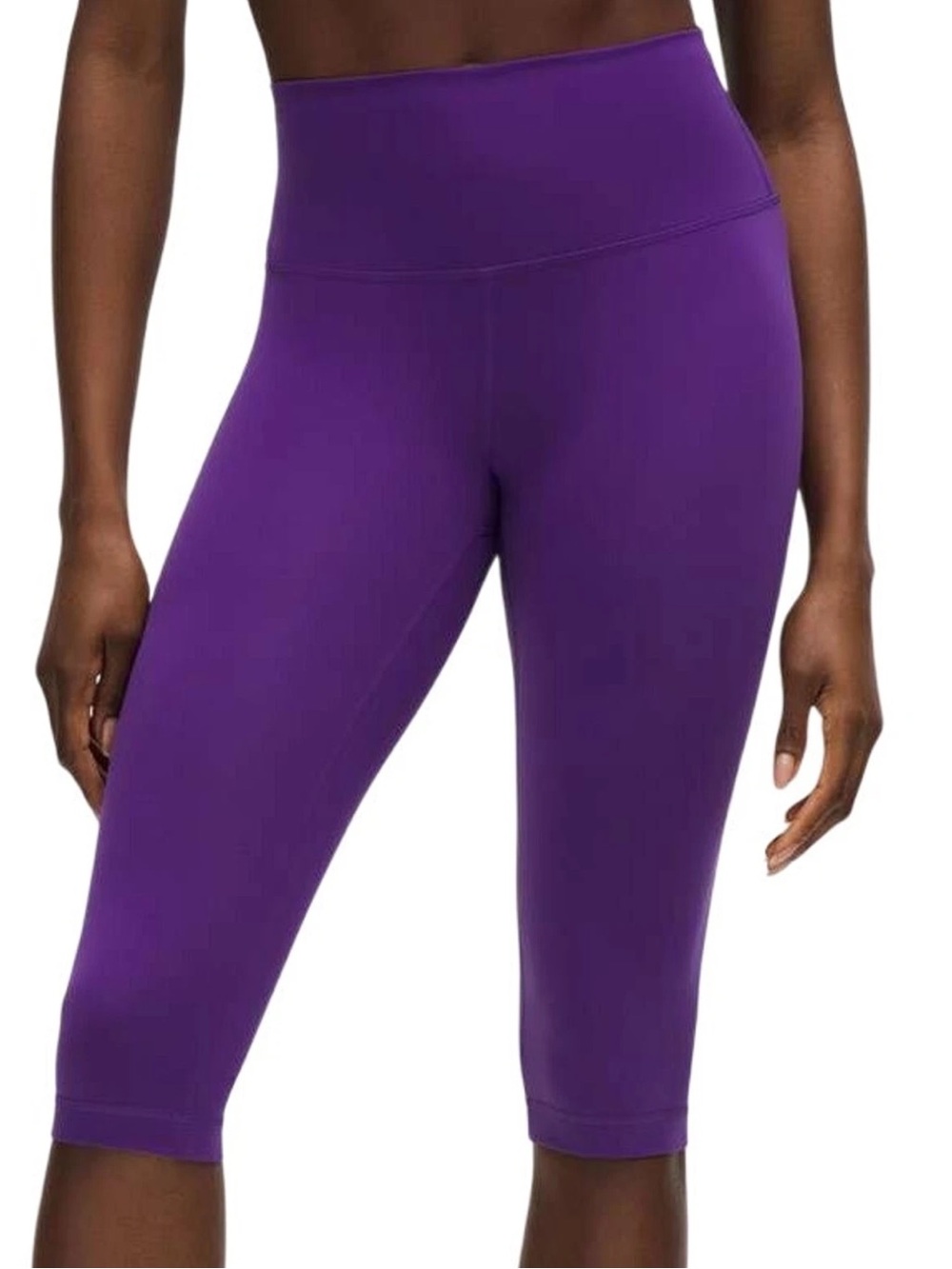Lululemon Wunder Train High-Rise Crop 15" Purple Women's Size 10